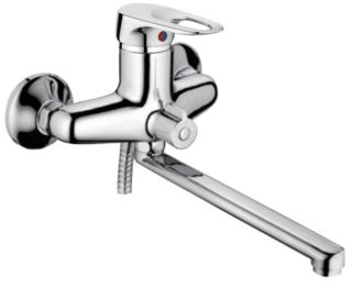 Смеситель для ванны Haiba HB2204 хром